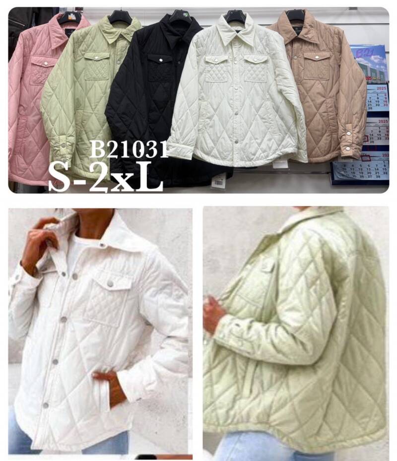 Kurtki damskie cienki Roz S-2XL, 1 Kolor Paczka 5 szt