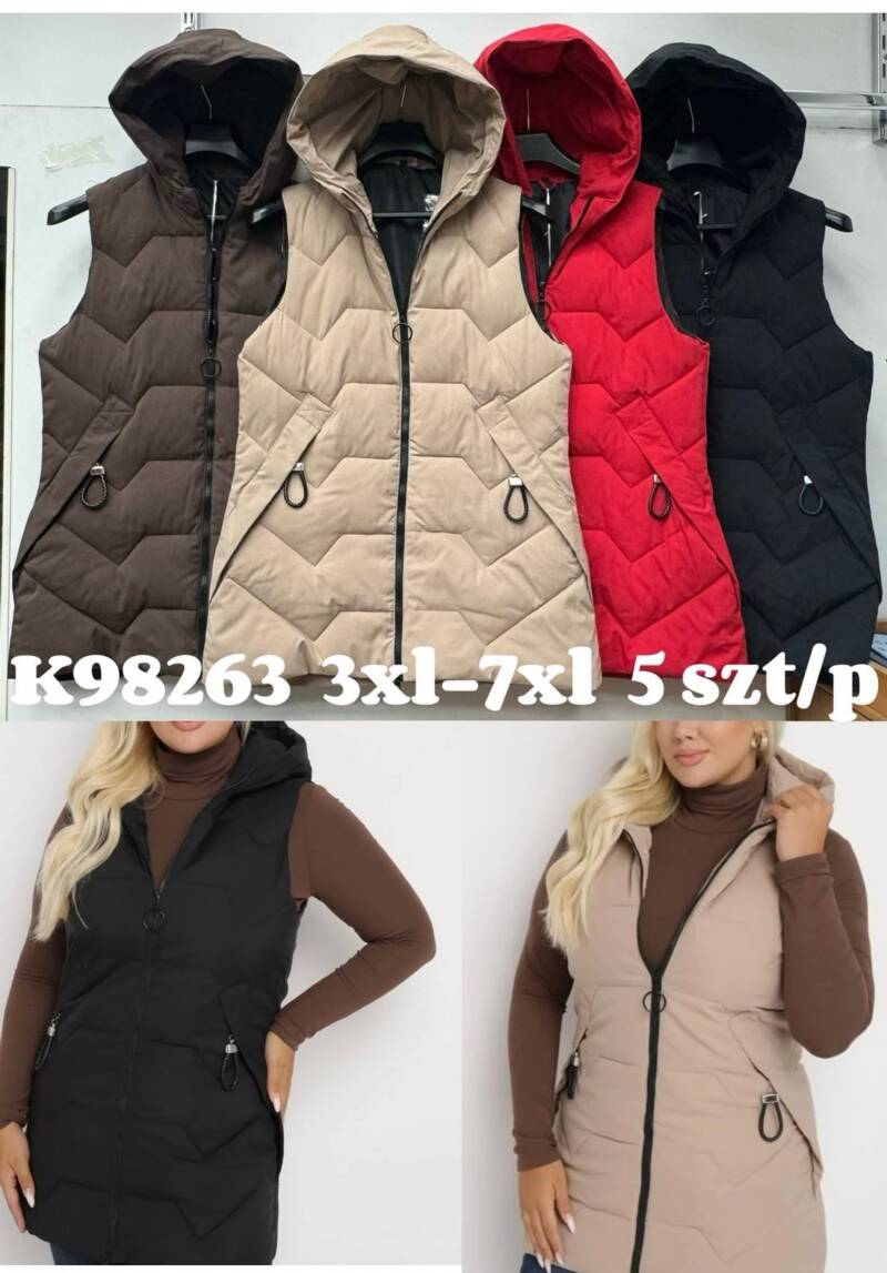 Kamizelka damkie Roz 3XL-7XL, 1 Kolor Paczka 5 szt 1