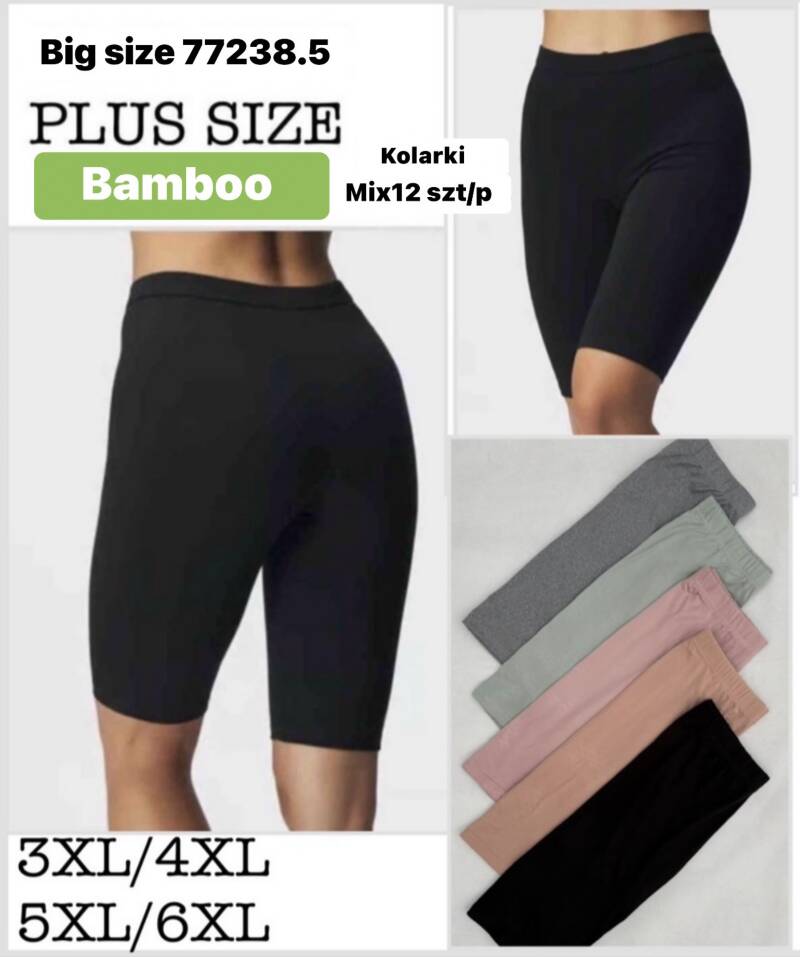 Leginsy damskie Roz 3XL-6XL, Mix Kolor Paczka 12 szt 1
