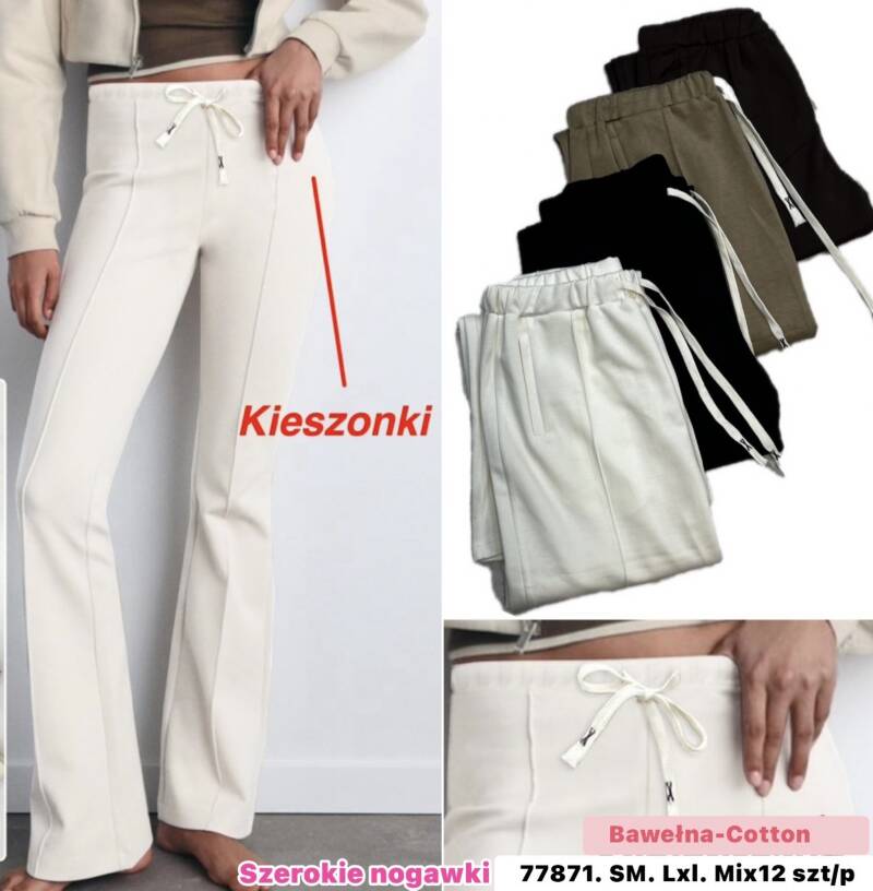 Spodnie damskie Roz S/M-L/XL, Mix Kolor Paczka 12 szt 1