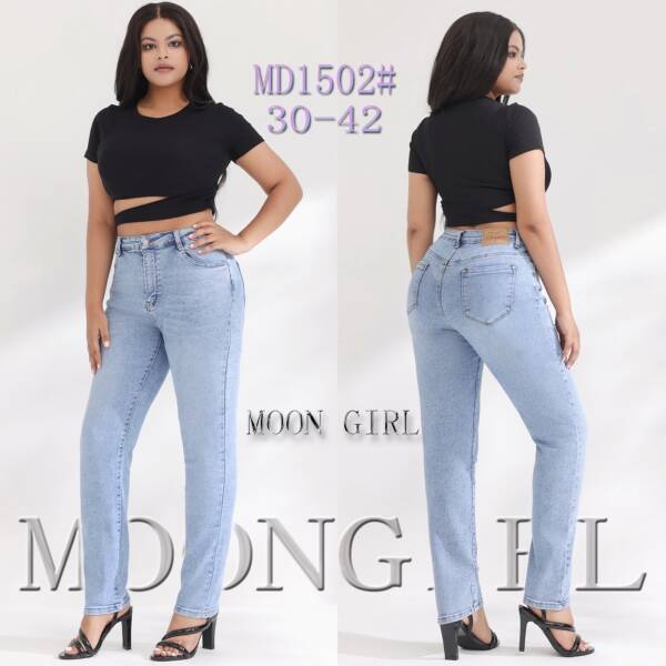 Spondnie damskie jeansy Roz 30-42, 1 Kolor Paczka 10 szt 1