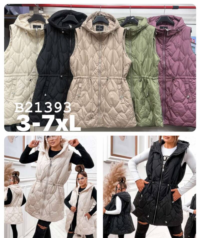 Kamizelka damkie Roz 3XL-7XL, 1 Kolor Paczka 5 szt