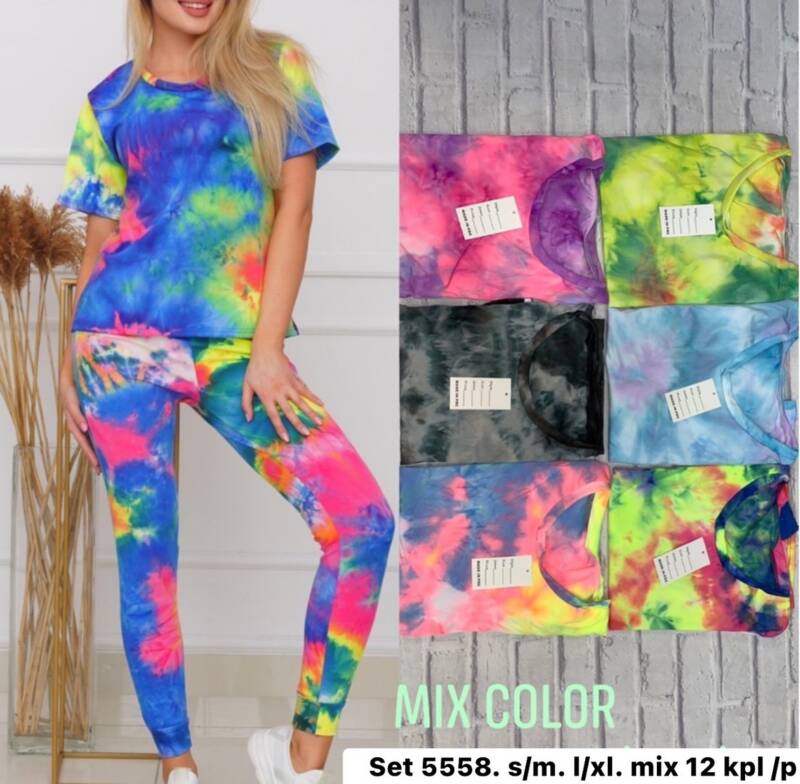 Komplet damskie Roz S/M-L/XL, Mix Kolor Paczka 12 szt