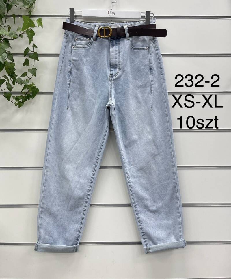 Spondnie damskie jeansy Roz XS-XL. 1 Kolor Paczka 10 szt