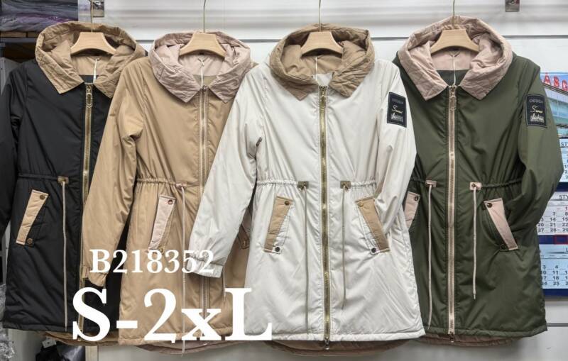 Kurtki damskie cienki Roz S-2XL, 1 Kolor Paczka 5 szt 1