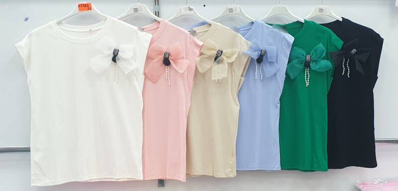 Bluzki damskie Roz M-2XL, Mix Kolor Paczka 12 szt 1