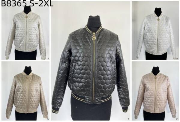 Kurtki damskie cienki Roz S-2XL, 1 Kolor Paczka 5 szt