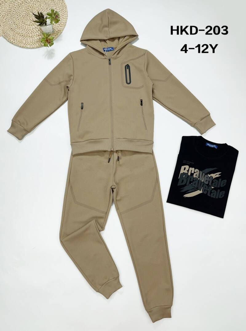 Komplet chłopięcy. Roz 4-12. 1 Kolor Paczka 5 szt. 1