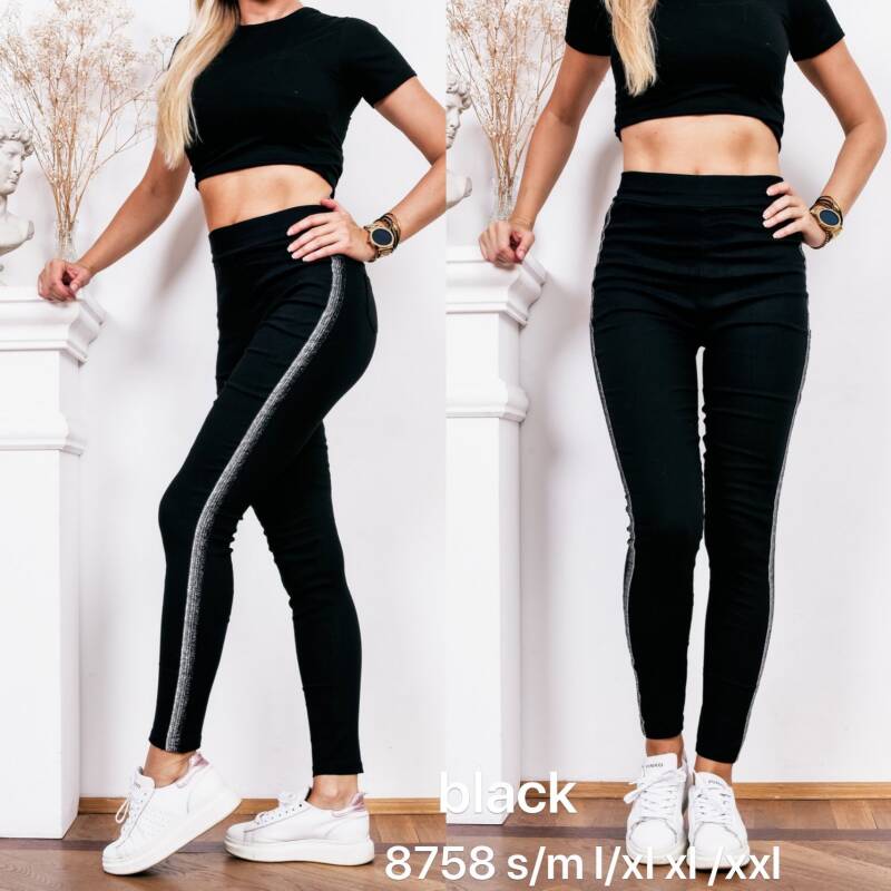 Leginsy damskie Roz S-2XL, 1 Kolor Paczka 10 szt