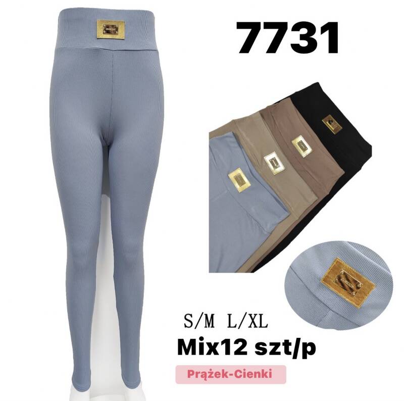 Leginsy damskie Roz S/M-L/XL, Mix Kolor Paczka 12 szt