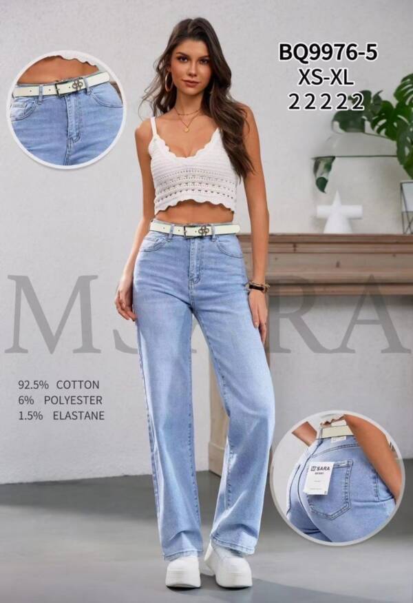 Spondnie damskie jeansy Roz XS-XL, 1 Kolor Paczka 10 szt 1