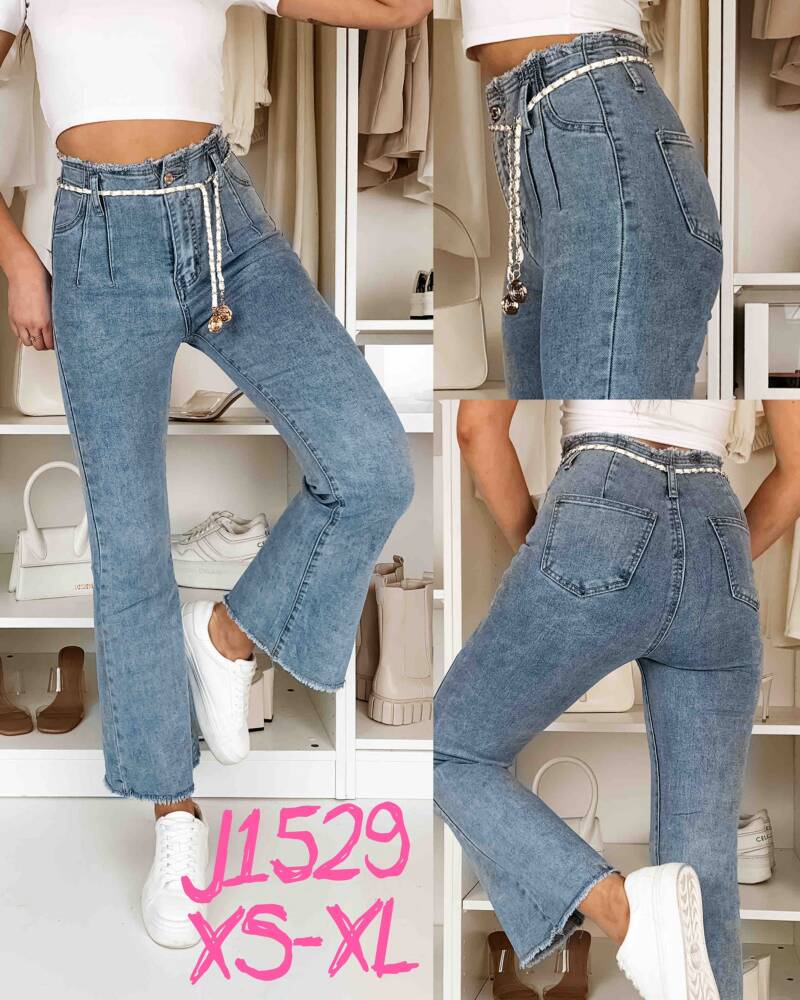 Spondnie damskie jeansy Roz XS-XL, 1 Kolor Paczka 10 szt 1