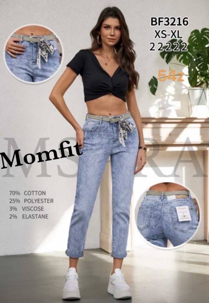 Spondnie damskie jeansy Roz XS-XL, 1 Kolor Paczka 10 szt