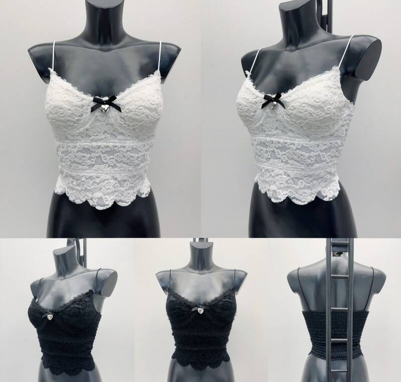 Topy damskie (Włoskie produkt) Roz Standard, Mix Kolor Paczka 5 szt