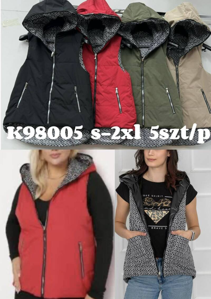 Kamizelka damkie Roz S-2XL, 1 Kolor Paczka 5 szt