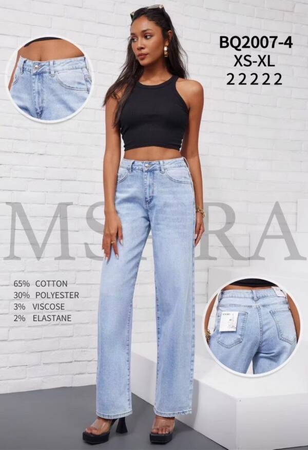 Spondnie damskie jeansy Roz XS-XL, 1 Kolor Paczka 10 szt 1