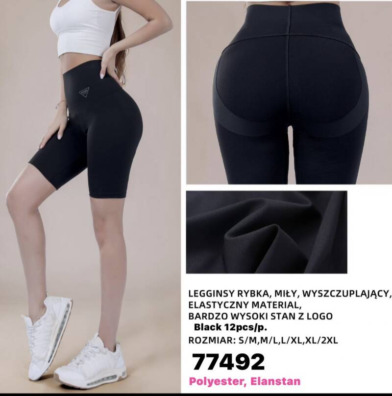 Leginsy damskie Roz S-2XL, Mix Kolor Paczka 12 szt 1