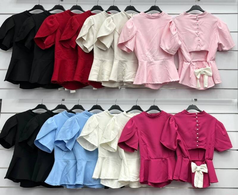 Bluzki damskie (Włoskie produkt) Roz Standard, Mix Kolor Paczka 5 szt