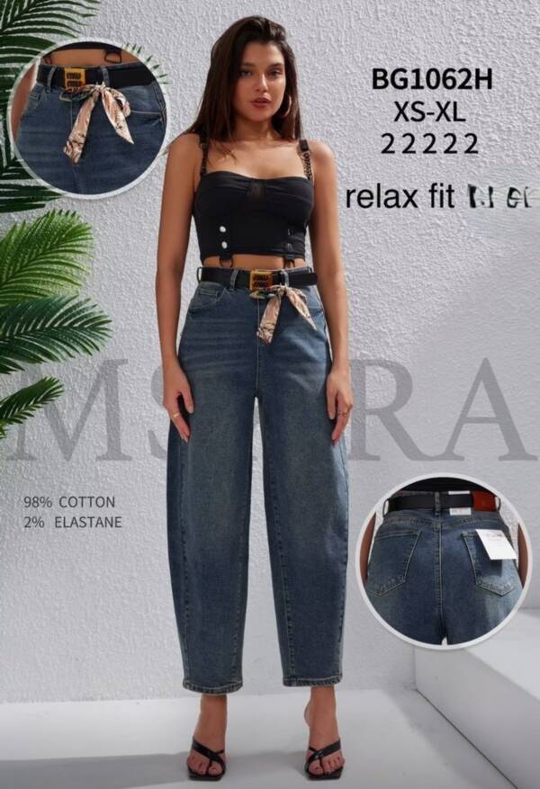 Spondnie damskie jeansy Roz XS-XL, 1 Kolor Paczka 10 szt