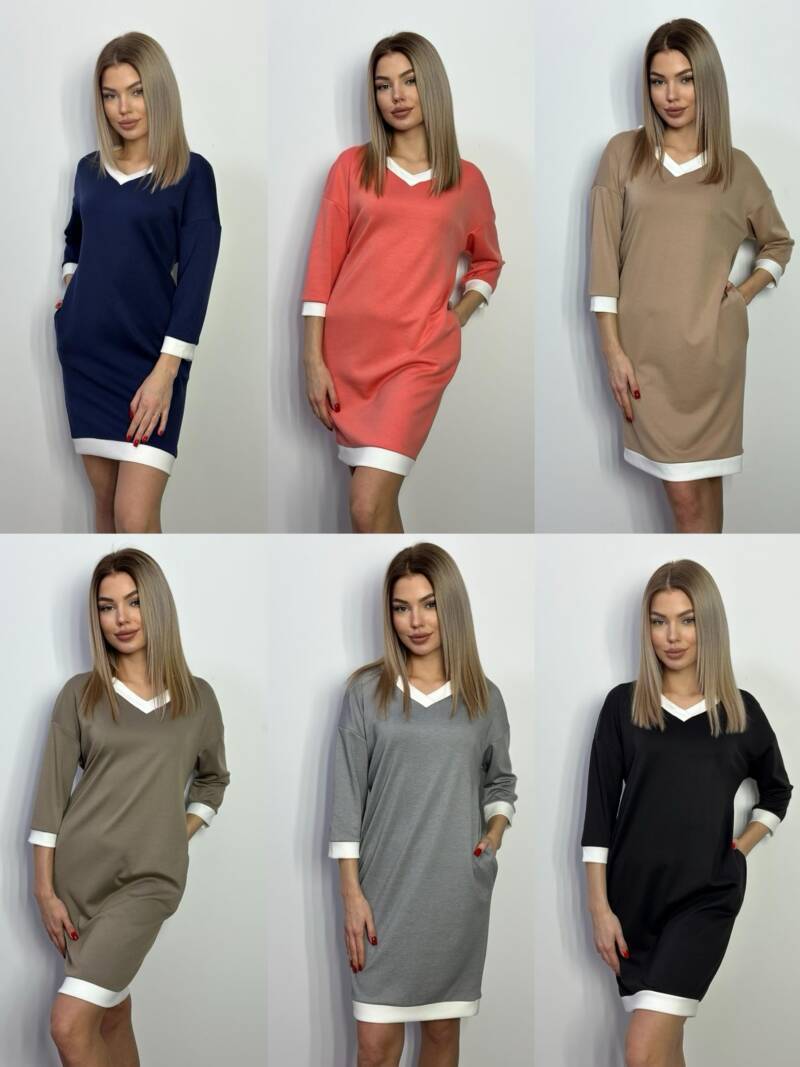 Sukienki damskie (Polska produkt) Roz S-3XL Mix Kolor Paczka 5 szt