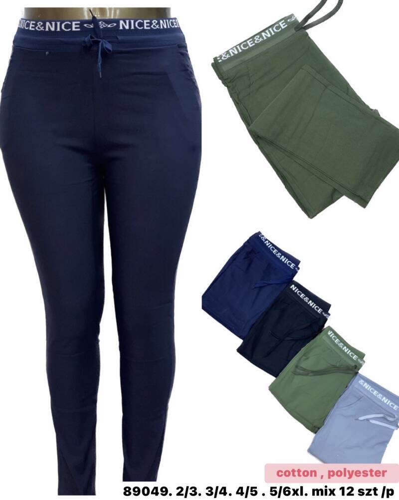 Spondnie damskie duże rozmiary Roz 2XL-6XL, Mix Kolor Paczka 12 szt