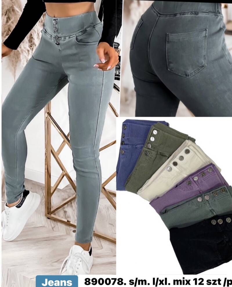 Spondnie damskie Roz S/M-L/XL, Mix Kolor Paczka 12 szt