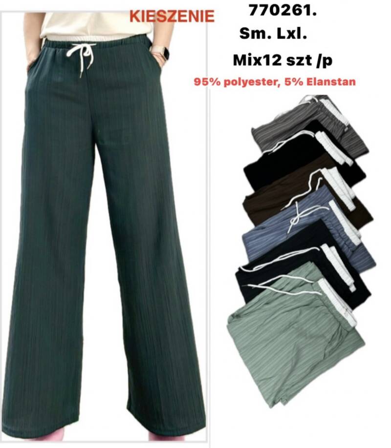 Spodnie damskie Roz S/M-L/XL, Mix Kolor Paczka 12 szt 1