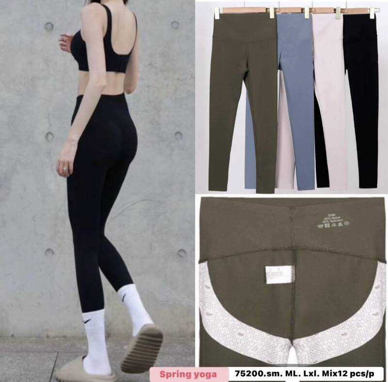 Leginsy damskie Roz S/M-L/XL-2XL, Mix Kolor Paczka 12 szt 1