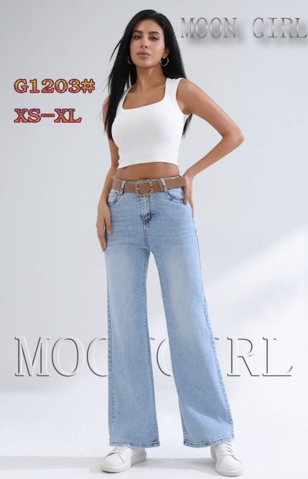 Spondnie damskie jeansy Roz XS-XL, 1 Kolor Paczka 10 szt