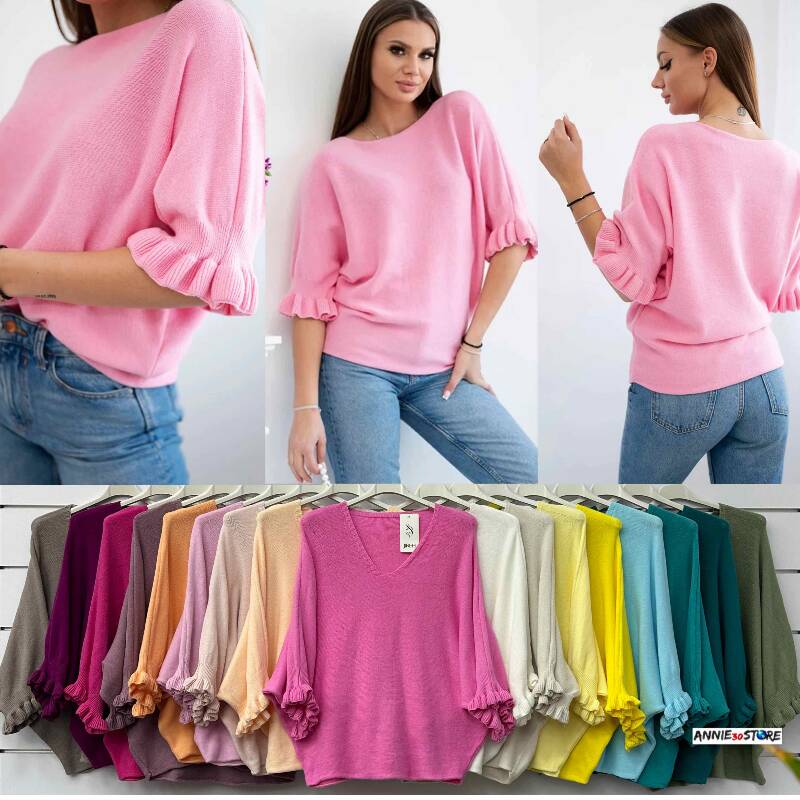 Bluzka damskie (Włoskie produkt) Roz Standard, Mix Kolor Paczka 5 szt