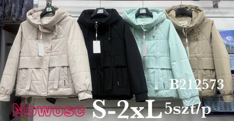 Kurtki damskie cienki Roz S-2XL, 1 Kolor Paczka 5 szt