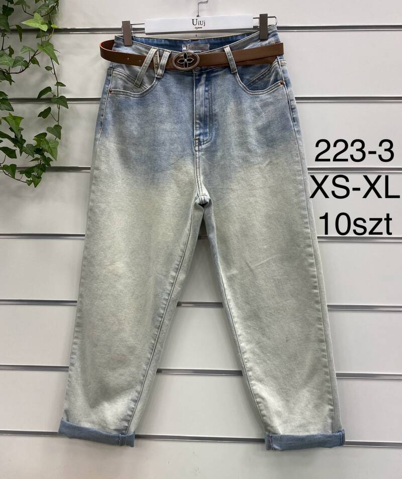 Spondnie damskie jeansy Roz XS-XL, 1 Kolor Paczka 10 szt 1