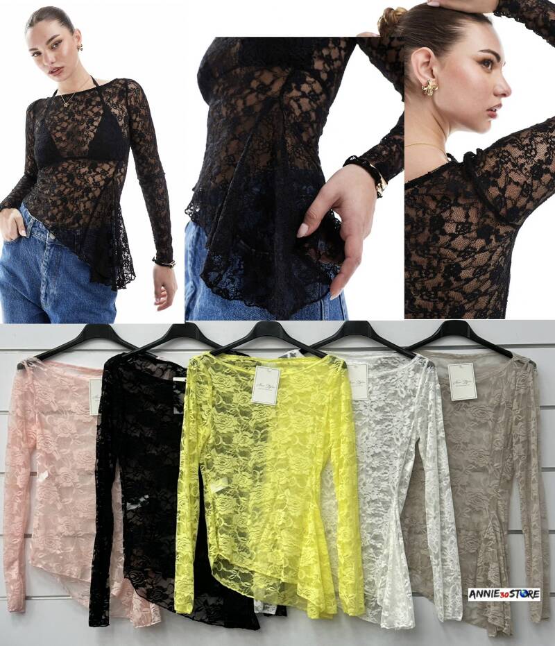 Bluzka damskie (Włoskie produkt) Roz Standard, Mix Kolor Paczka 5 szt