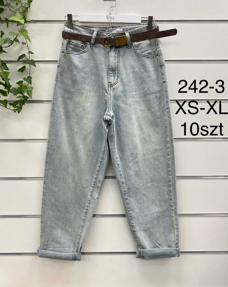 Spondnie damskie jeansy Roz XS-XL, 1 Kolor Paczka 10 szt 1