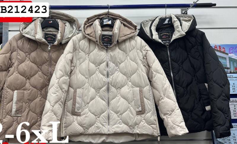 Kurtki damskie cienki Roz 2X-6XL, 1 Kolor Paczka 5 szt 1