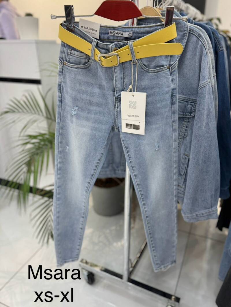 Spondnie damskie jeansy Roz XS-XL, 1 Kolor Paczka 10 szt