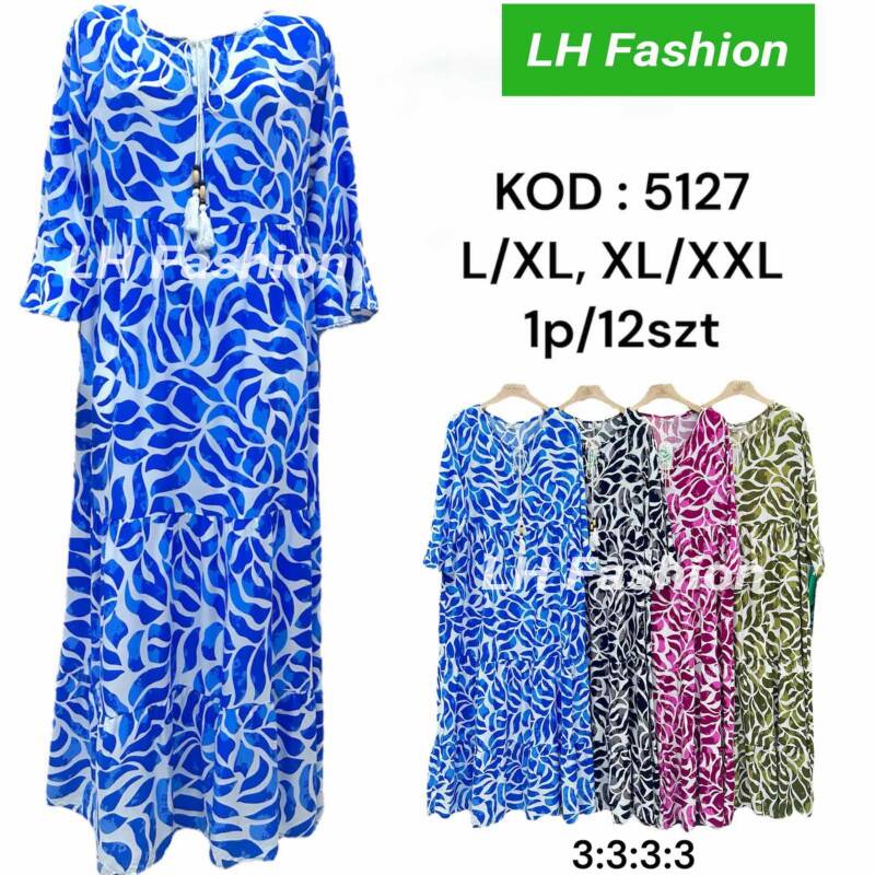 Sukienki damskie Roz L-2XL, Mix Kolor Paczka 12 szt