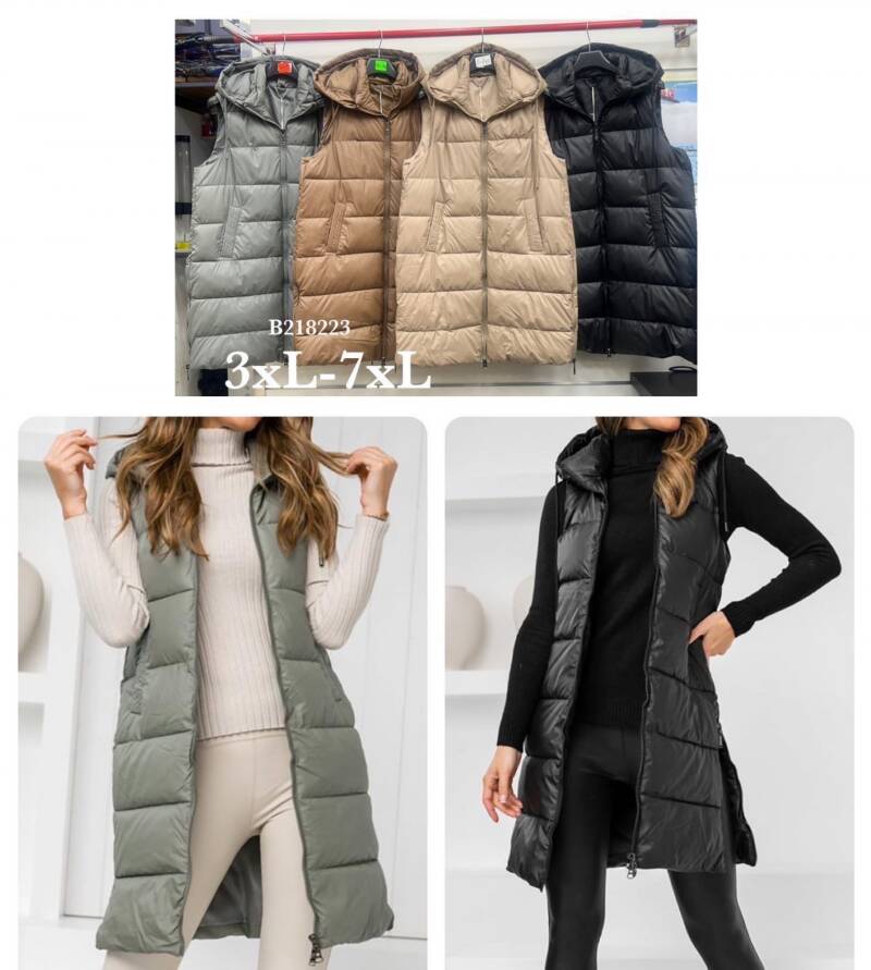 Kamizelka damkie Roz 3XL-7XL, 1 Kolor Paczka 5 szt 1