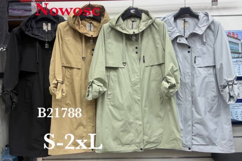 Kurtki damskie cienki Roz S-2XL, 1 Kolor Paczka 5 szt