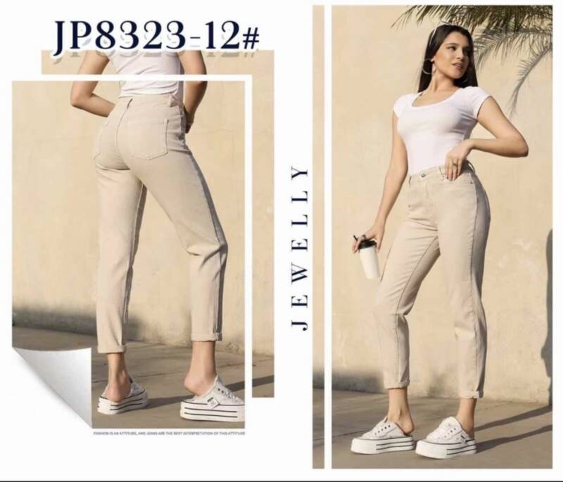 Spodnie damskie jeansy Roz XS-XL, 1 Kolor Paczka 10 szt