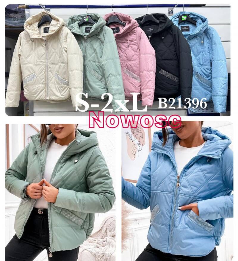 Kurtki damskie cienki Roz S-2XL, 1 Kolor Paczka 5 szt