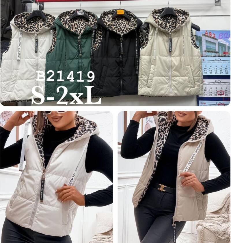 Kamizelka damkie Roz S-2XL, 1 Kolor Paczka 5 szt