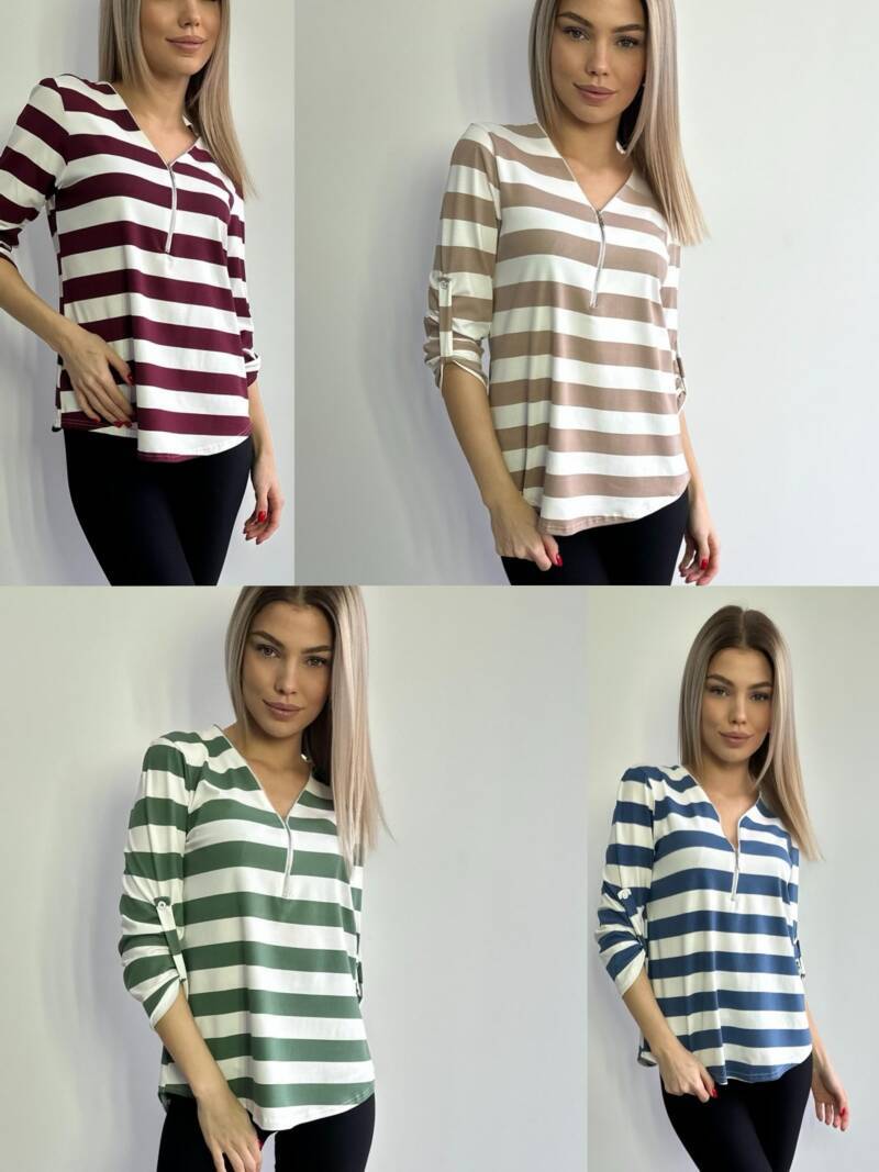 Bluzka damskie (Polska produkt) Roz 38-46. Mix Kolor Paczka 5 szt