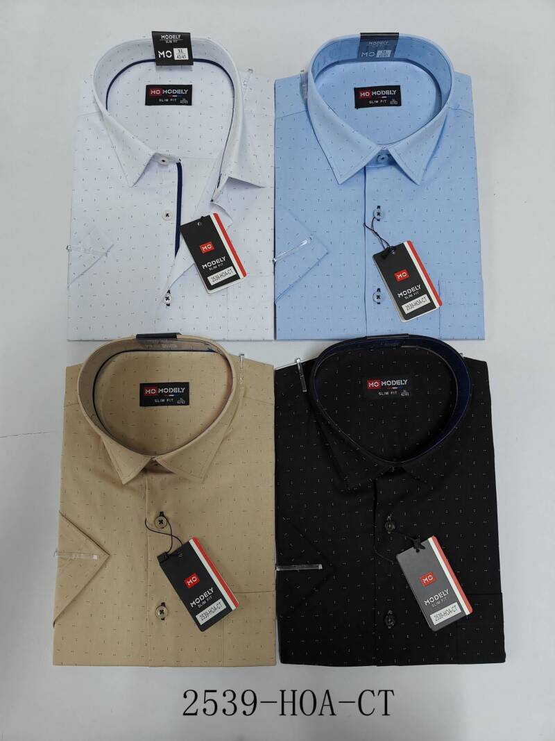 Koszula męska Roz 39-46. Mix kolor. Paczka 30 szt