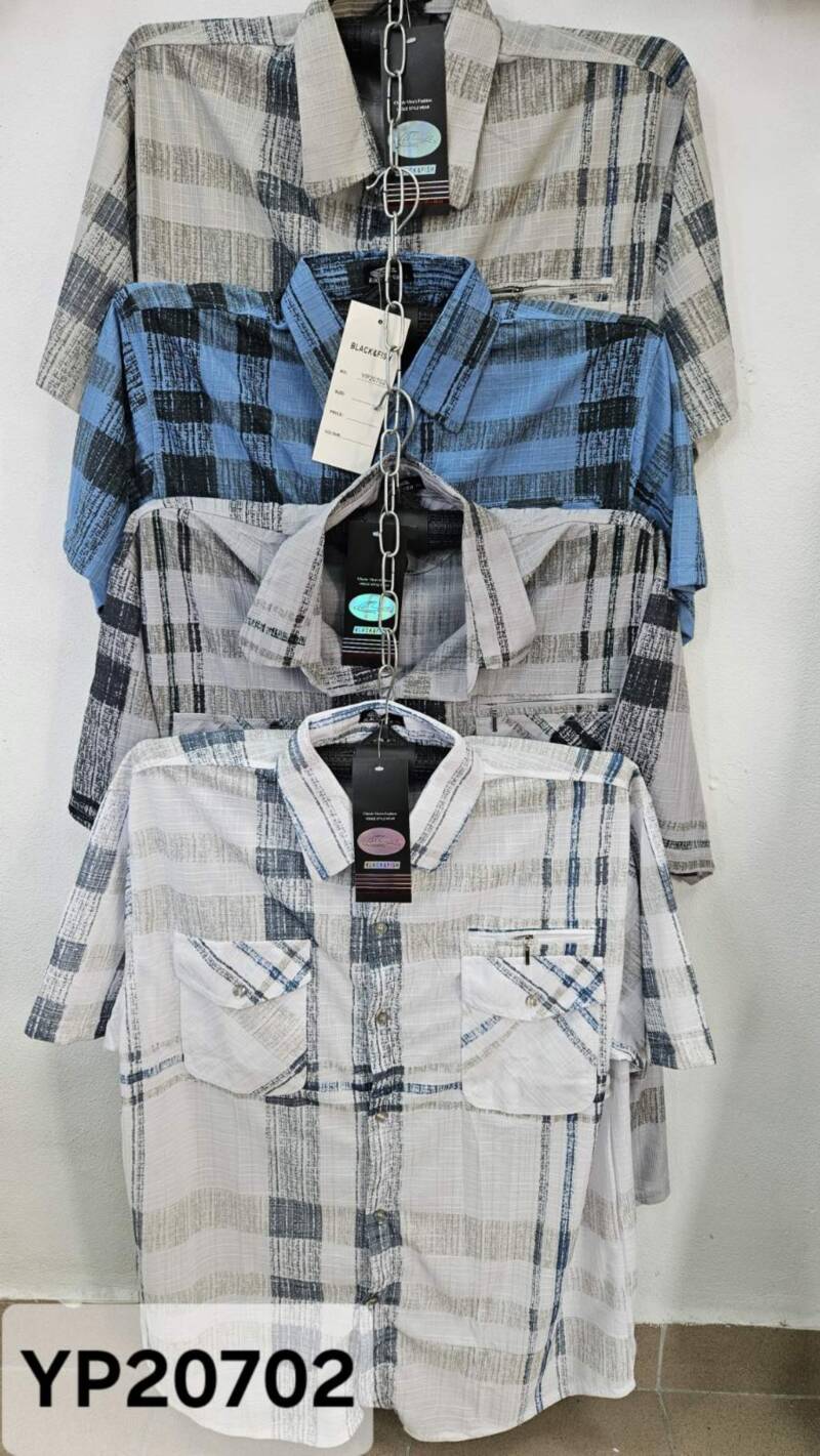 Koszula męska Roz L-4XL. Mix kolor. Paczka 20 szt