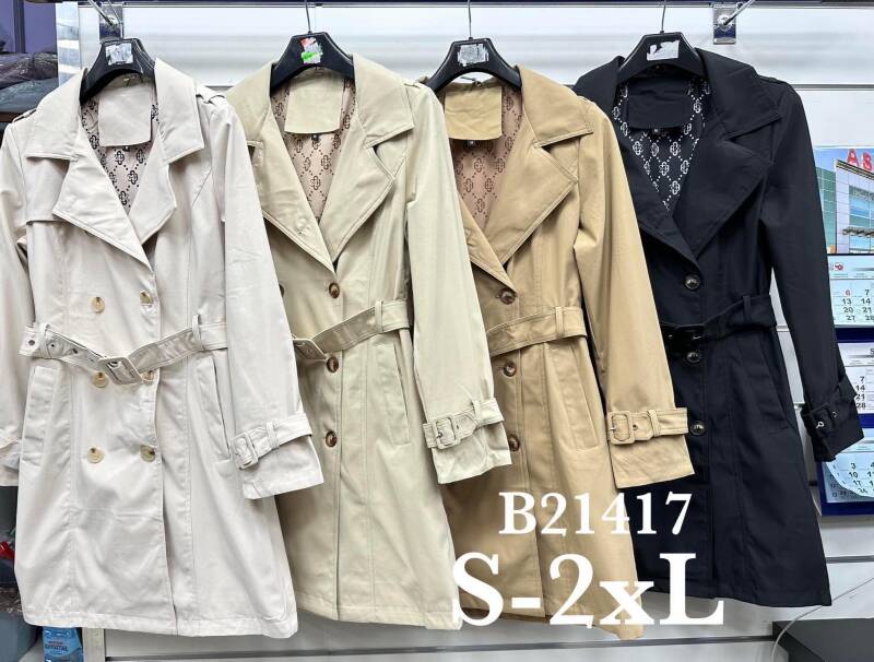 Plaszcze damkie Roz S-2XL, 1 Kolor Paczka 5 szt 1