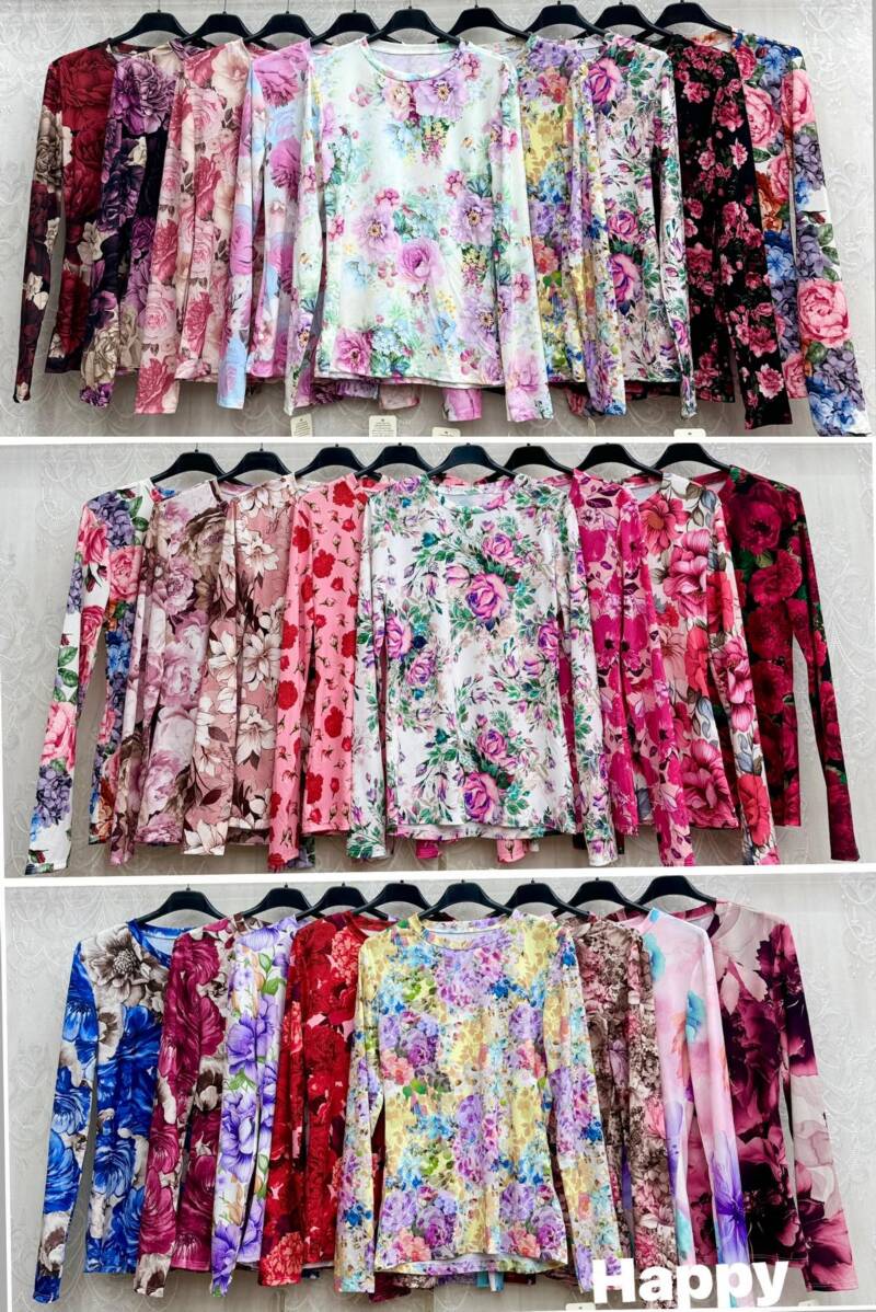 Bluzka damskie (Włoskie produkt) Roz Standard, Mix Kolor Paczka 5 szt