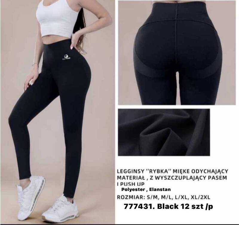 Leginsy damskie Roz S-2XL, Mix Kolor Paczka 12 szt 1