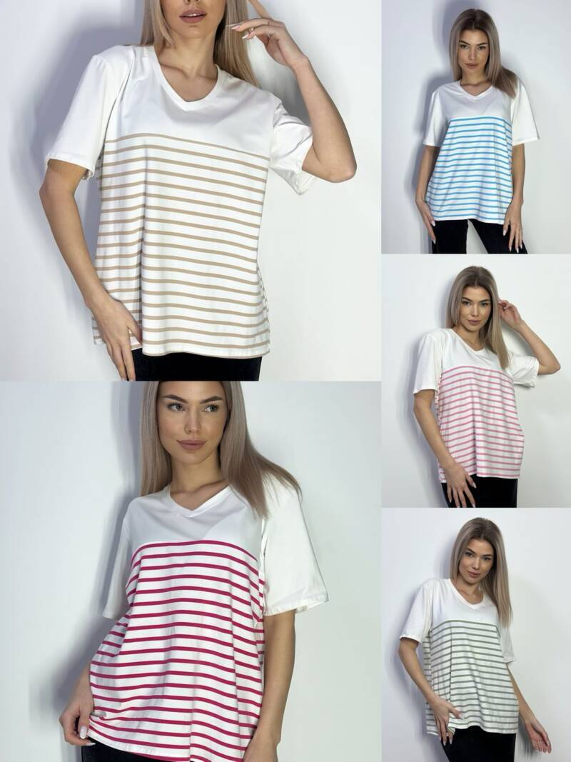 Bluzka damskie (Polska produkt) Roz Standard. Mix Kolor Paczka 5 szt