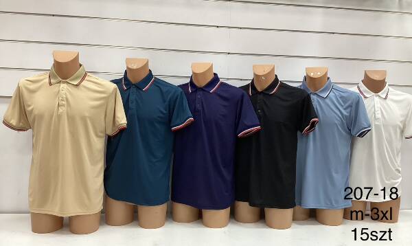 Bluzka męskie Roz M-3XL, Mix Kolor Paczka 15 szt